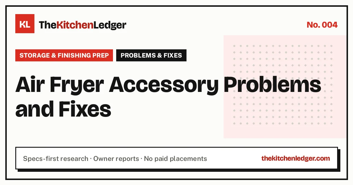 Air Fryer Accessory Problems and Fixes