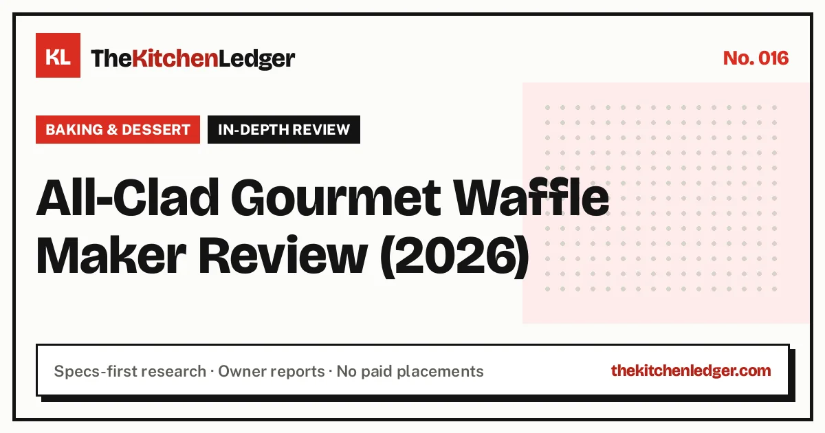 All-Clad Gourmet Waffle Maker Review (2026)