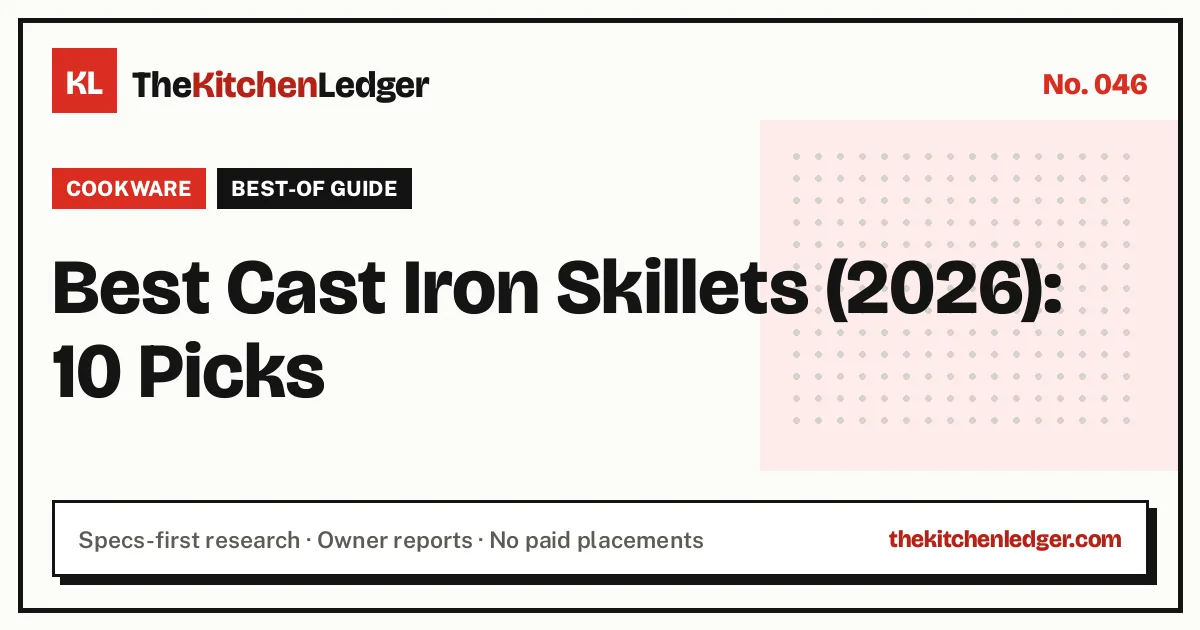 Best Cast Iron Skillets (2026): 10 Picks