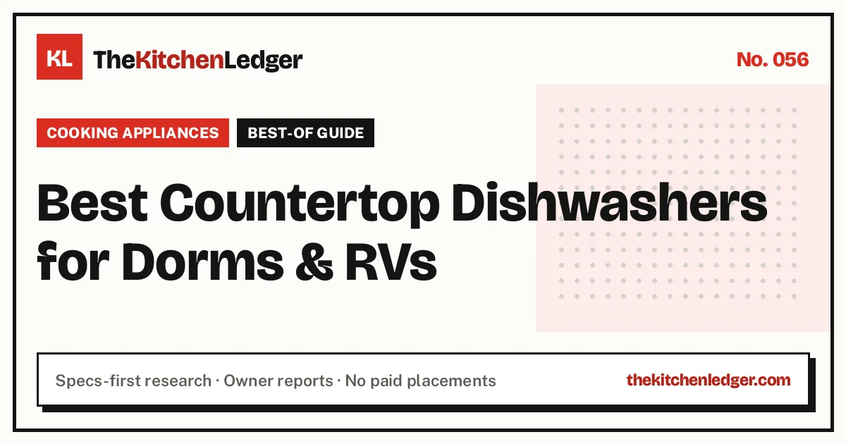 Best Countertop Dishwashers for Dorms & RVs