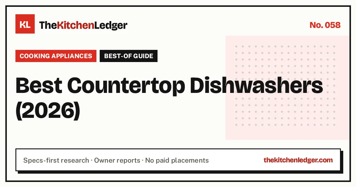 Best Countertop Dishwashers (2026)