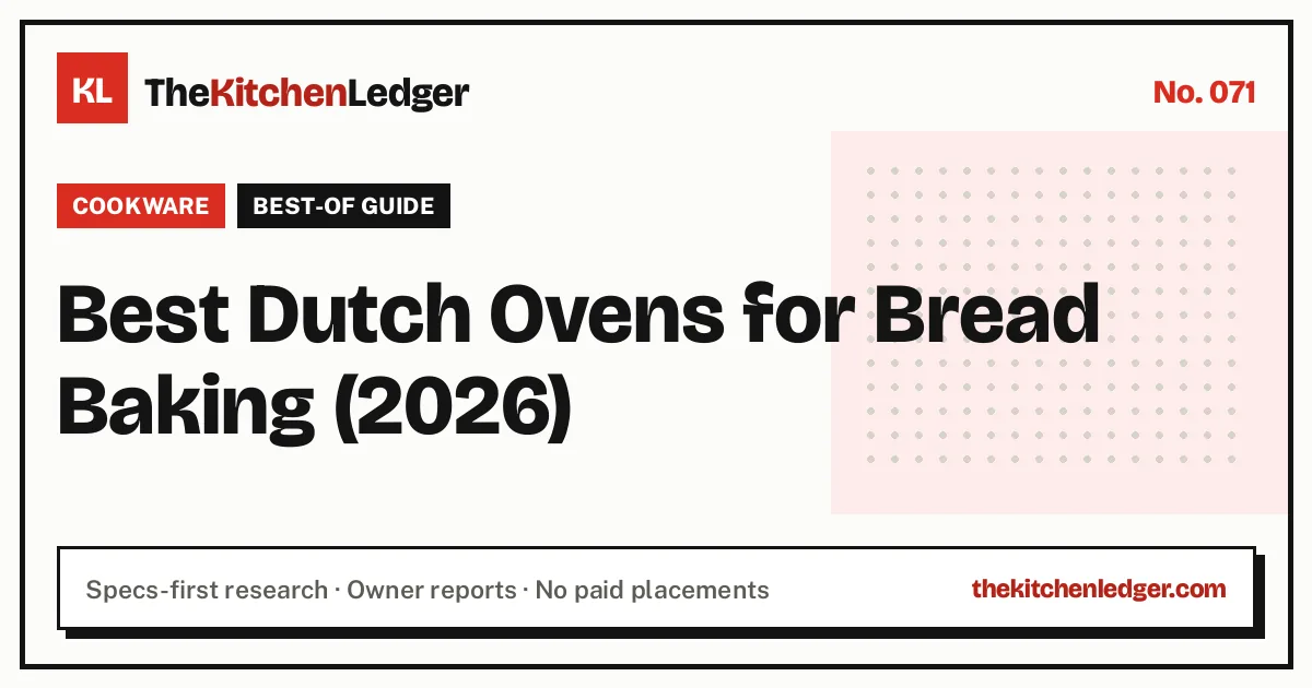 Best Dutch Ovens for Bread Baking (2026)