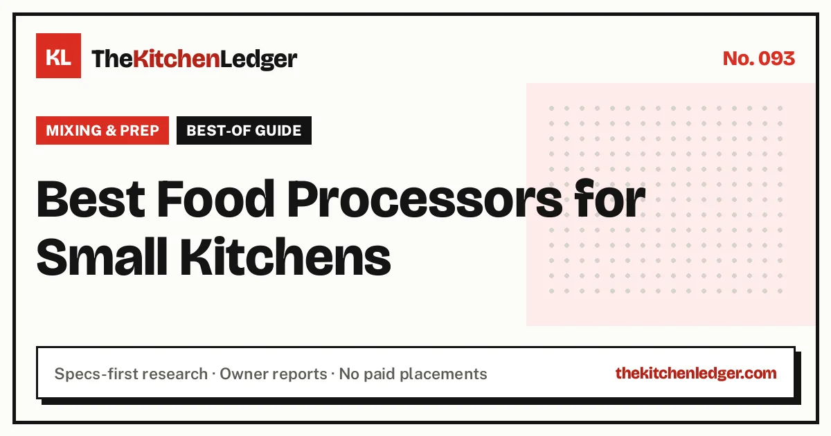 Best Food Processors for Small Kitchens