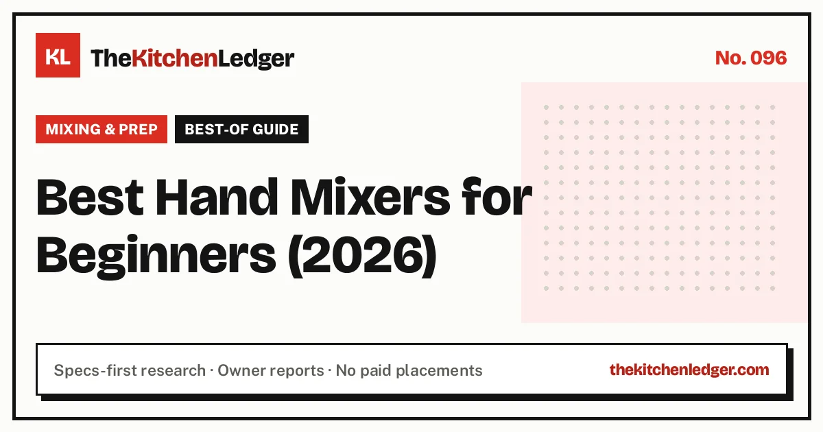 Best Hand Mixers for Beginners (2026)