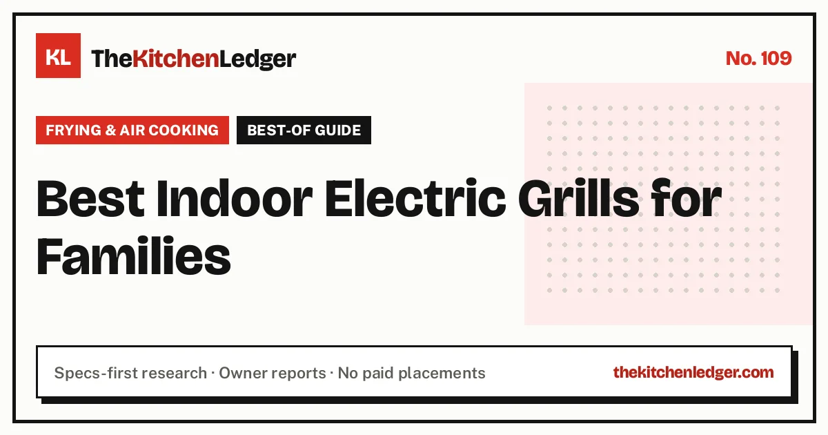 Best Indoor Electric Grills for Families