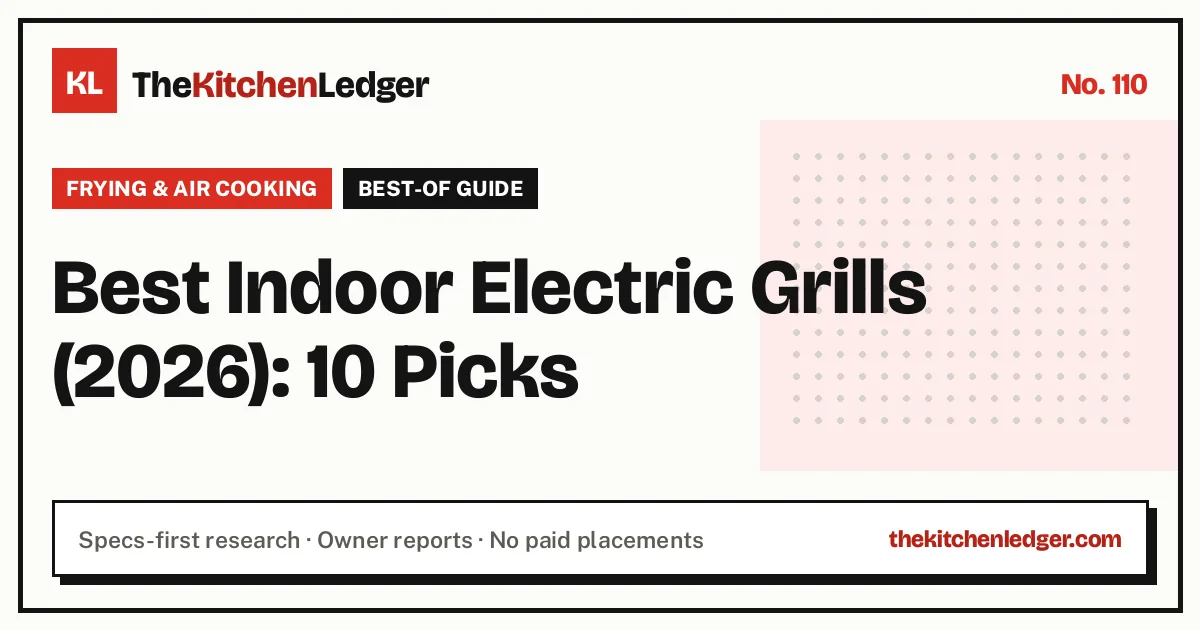 Best Indoor Electric Grills (2026): 10 Picks