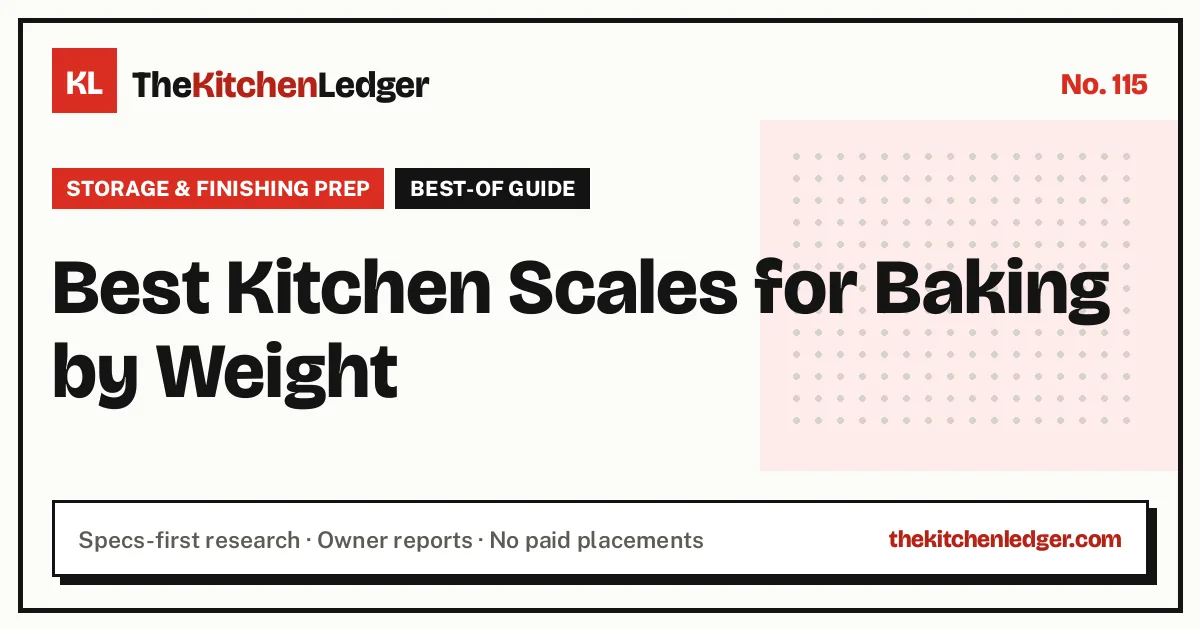 Best Kitchen Scales for Baking by Weight