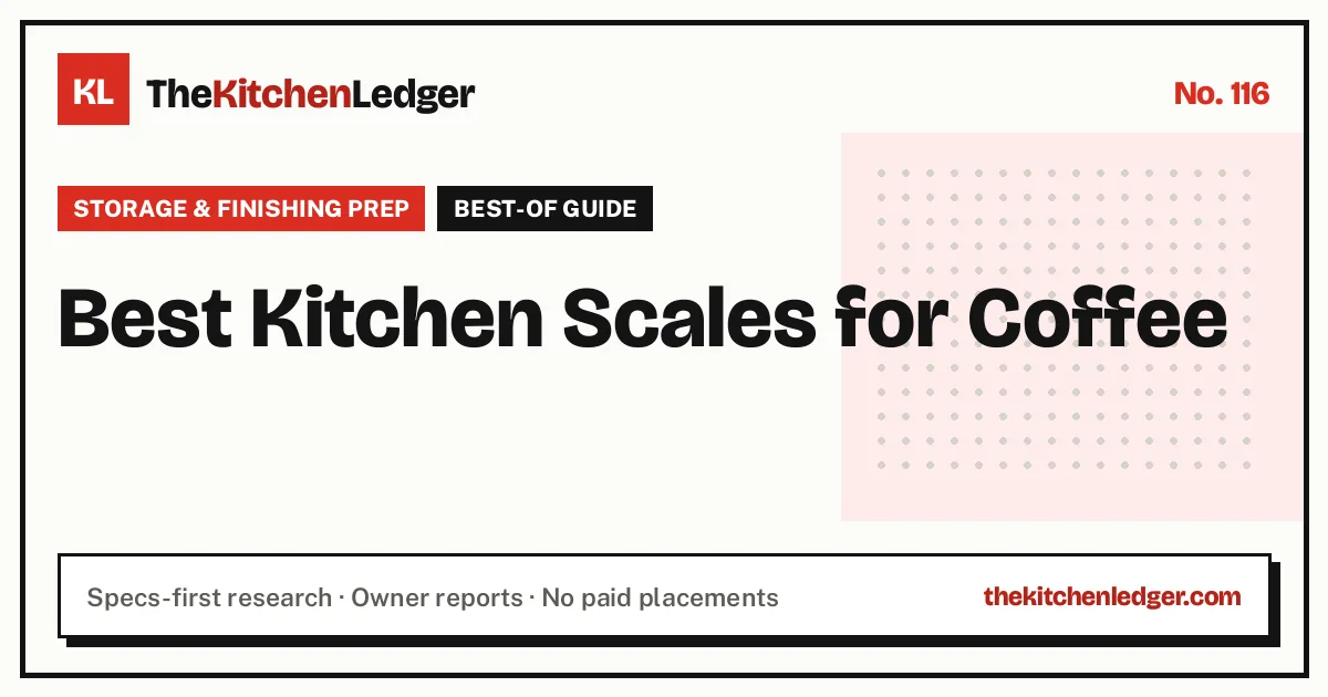 Best Kitchen Scales for Coffee