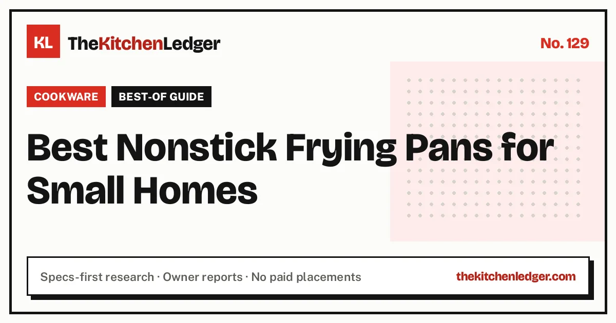 Best Nonstick Frying Pans for Small Homes