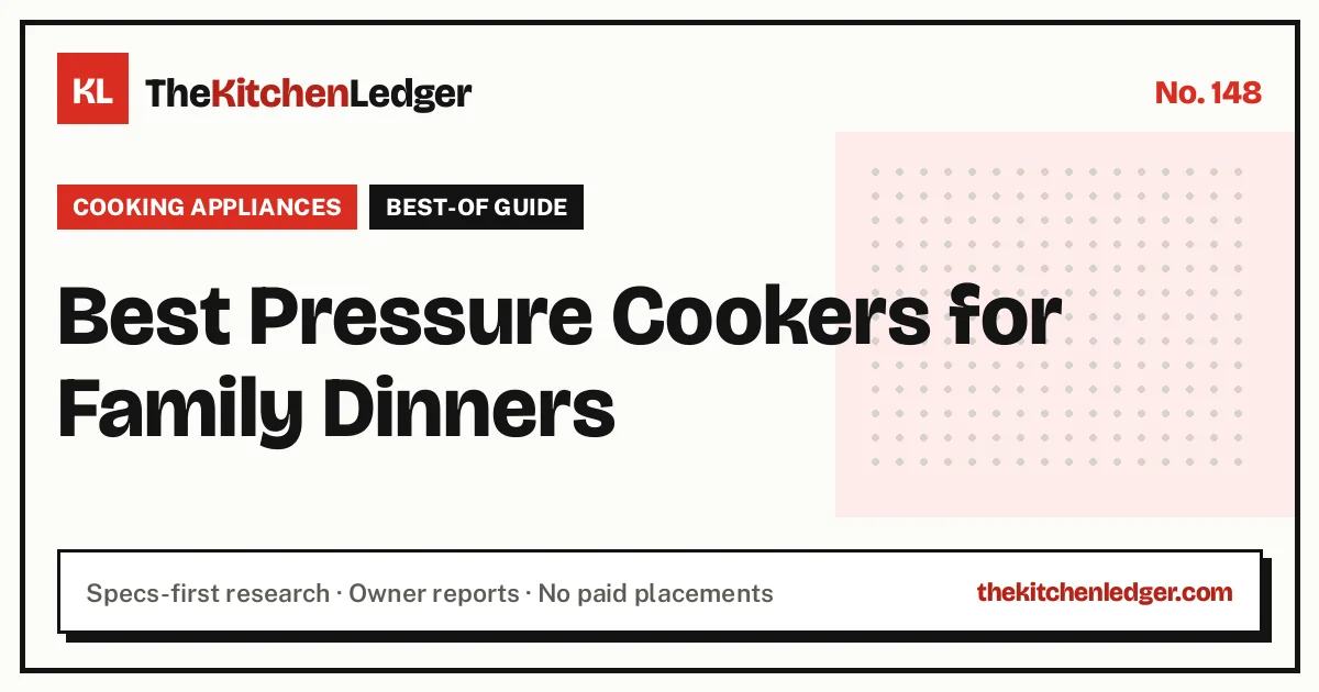 Best Pressure Cookers for Family Dinners
