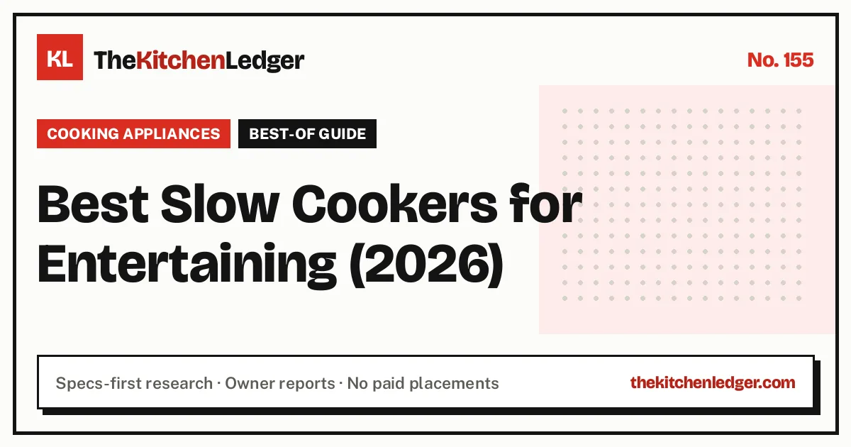 Best Slow Cookers for Entertaining (2026)
