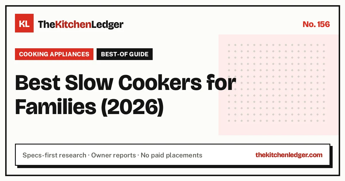 Best Slow Cookers for Families (2026)
