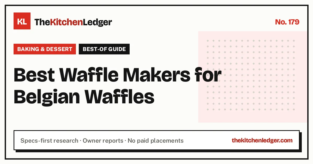 Best Waffle Makers for Belgian Waffles