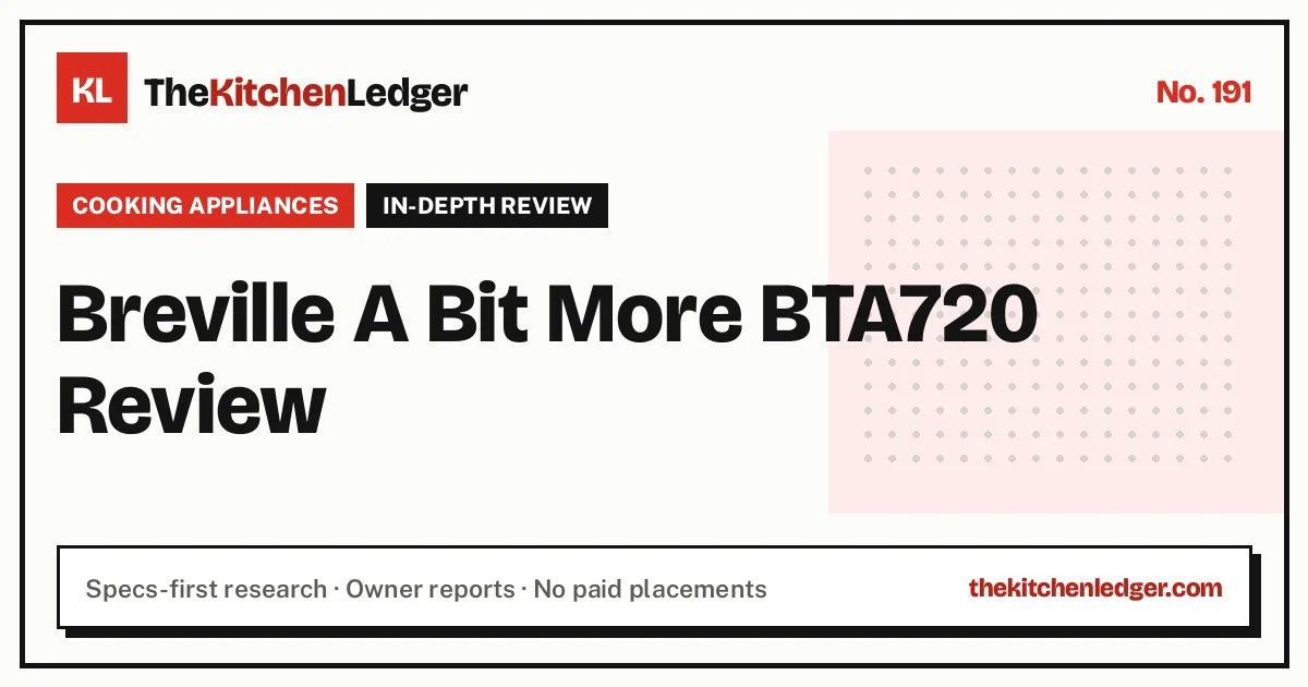 Breville A Bit More BTA720 Review