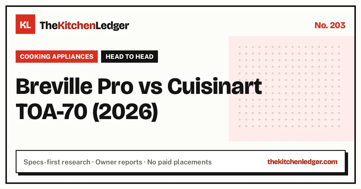 Breville Pro vs Cuisinart TOA-70 (2026)