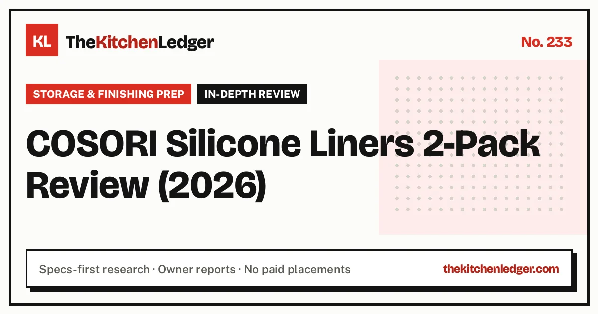 COSORI Silicone Liners 2-Pack Review (2026)