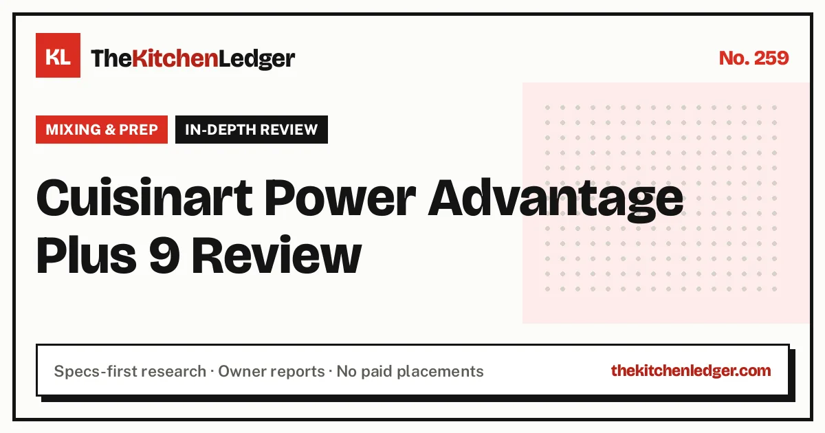 Cuisinart Power Advantage Plus 9 Review