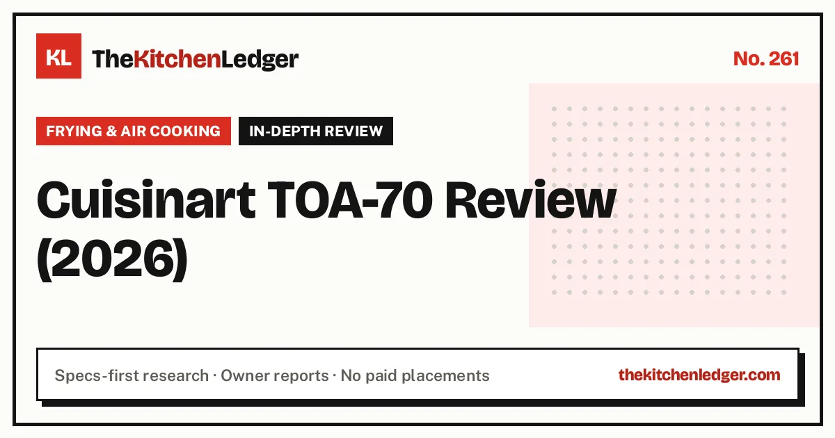 Cuisinart TOA-70 Review (2026)