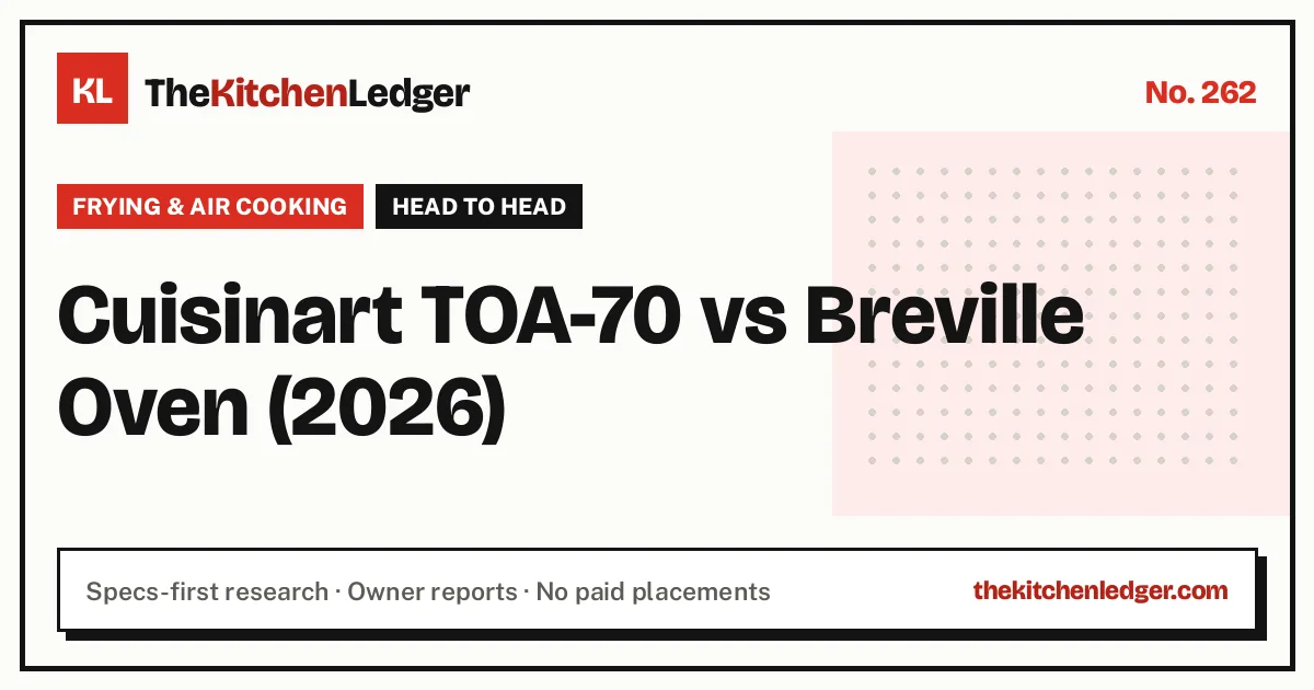 Cuisinart TOA-70 vs Breville Oven (2026)