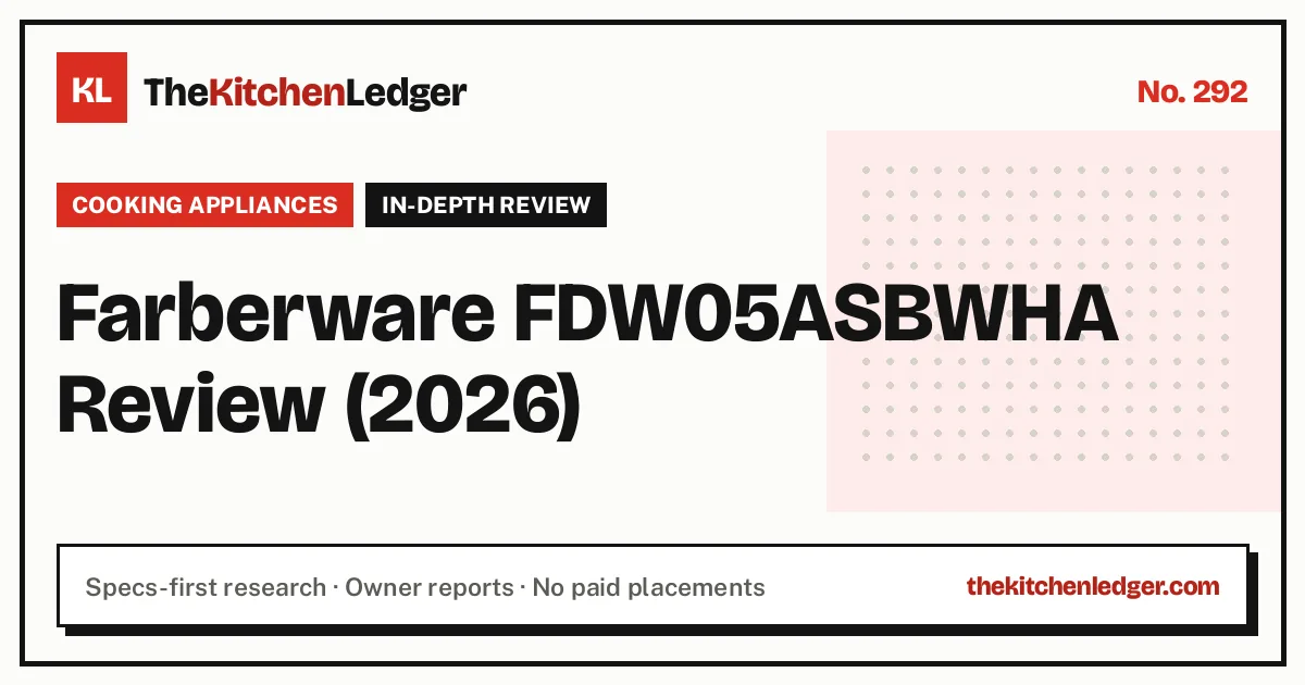 Farberware FDW05ASBWHA Review (2026)