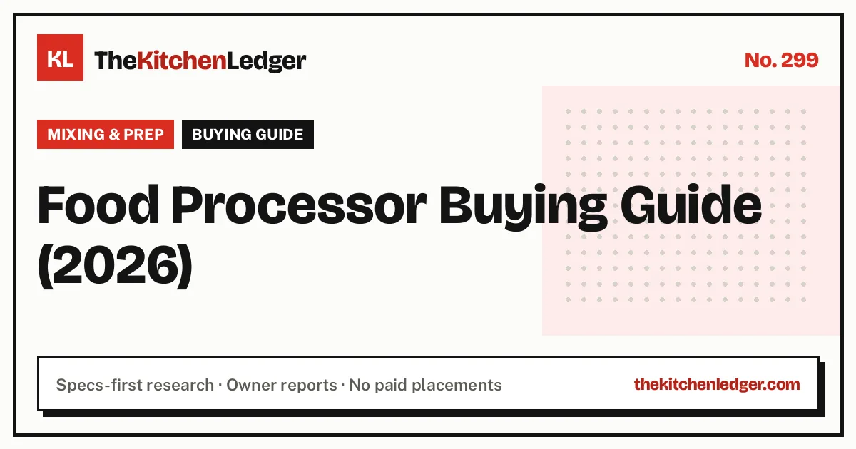 Food Processor Buying Guide (2026)