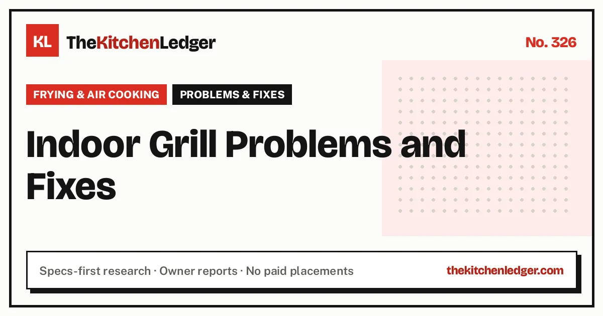 Indoor Grill Problems and Fixes