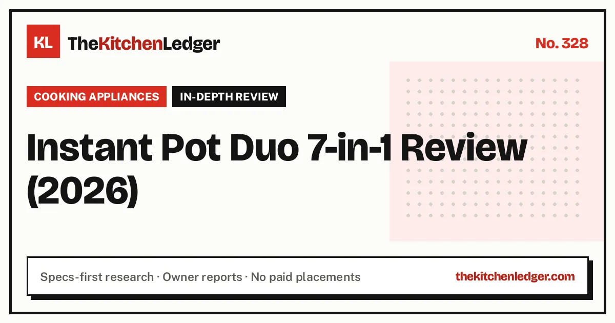 Instant Pot Duo 7-in-1 Review (2026)