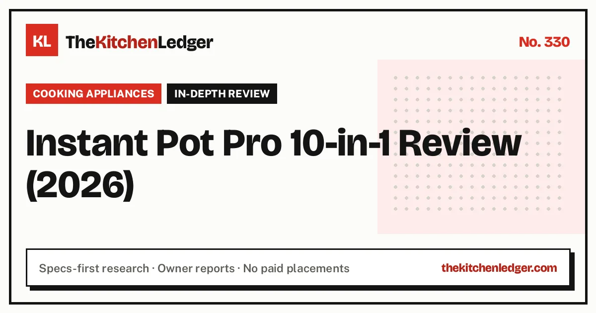 Instant Pot Pro 10-in-1 Review (2026)