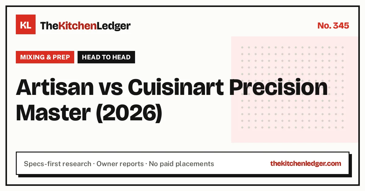 Artisan vs Cuisinart Precision Master (2026)