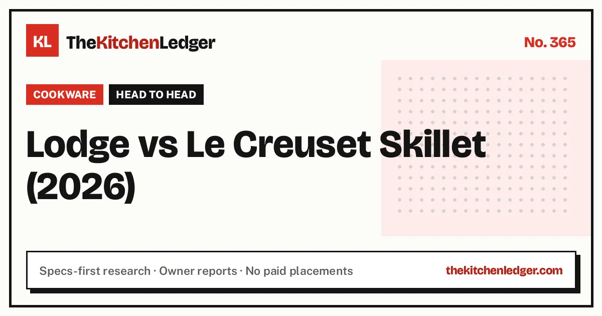 Lodge vs Le Creuset Skillet (2026)