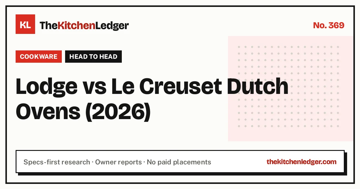 Lodge vs Le Creuset Dutch Ovens (2026)