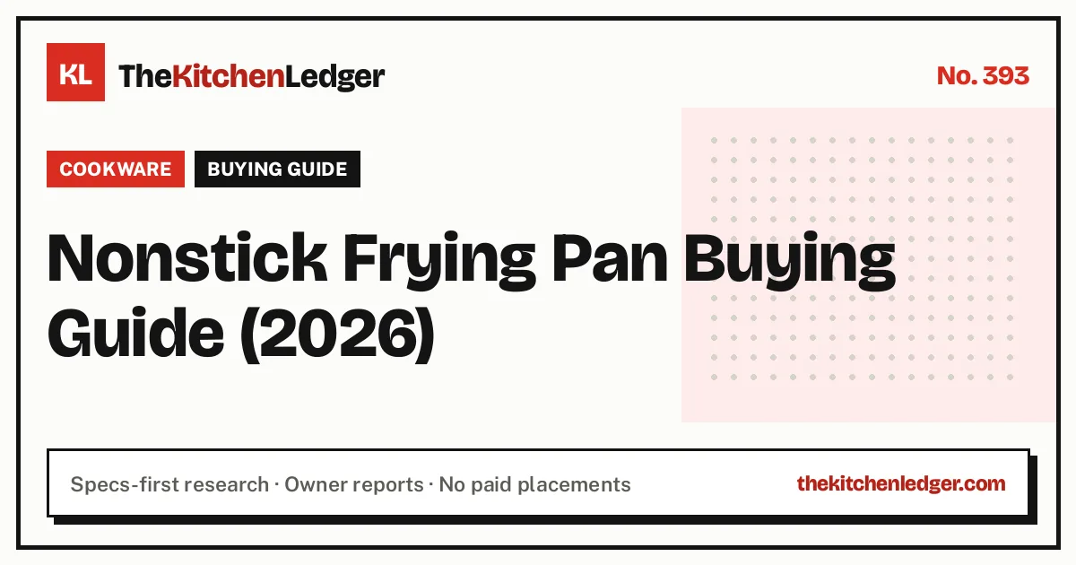 Nonstick Frying Pan Buying Guide (2026)