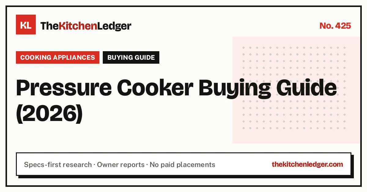 Pressure Cooker Buying Guide (2026)