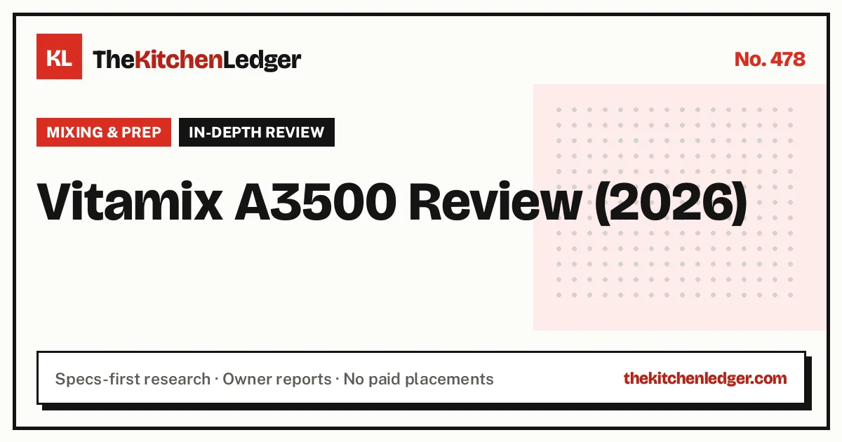 Vitamix A3500 Review (2026)