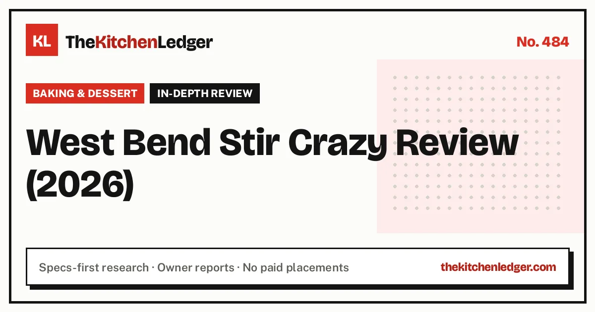 West Bend Stir Crazy Review (2026)